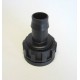 Flood and Drain Tank Fitting only - 19mm barbed - x1